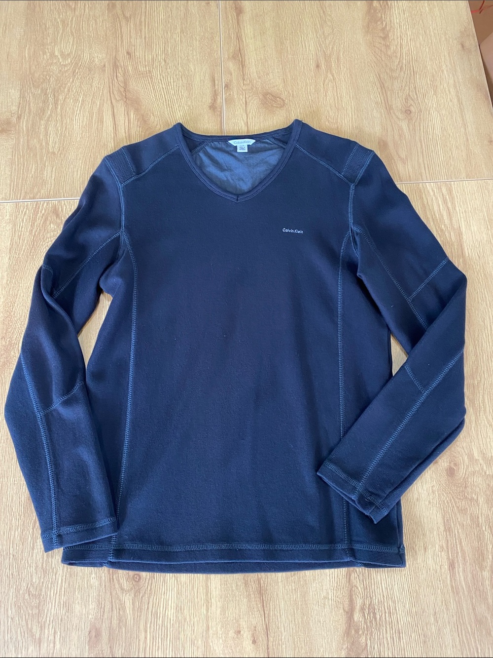Calvin Klein Men's Black V-Neck Sweater